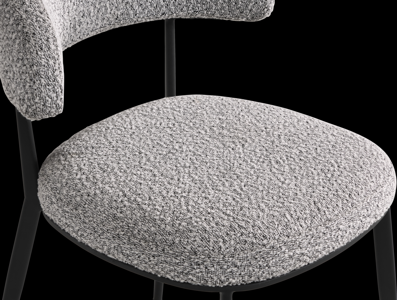 Alba Station Gray Side Chair - Thumbnail - Image 4