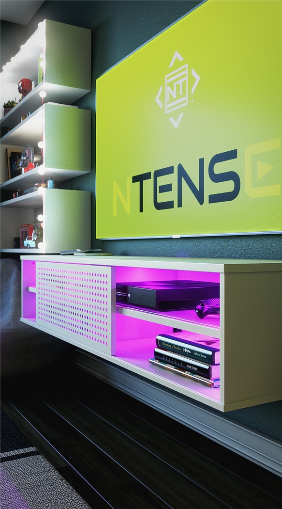 Albanene White 57 In. Console - Thumbnail - Image 6