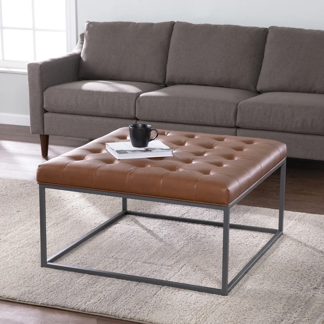 Albania Brown Cocktail Ottoman - Image 5