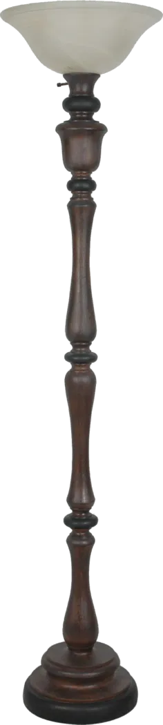 Albany Hall Brown Floor Lamp - Thumbnail - Image 1
