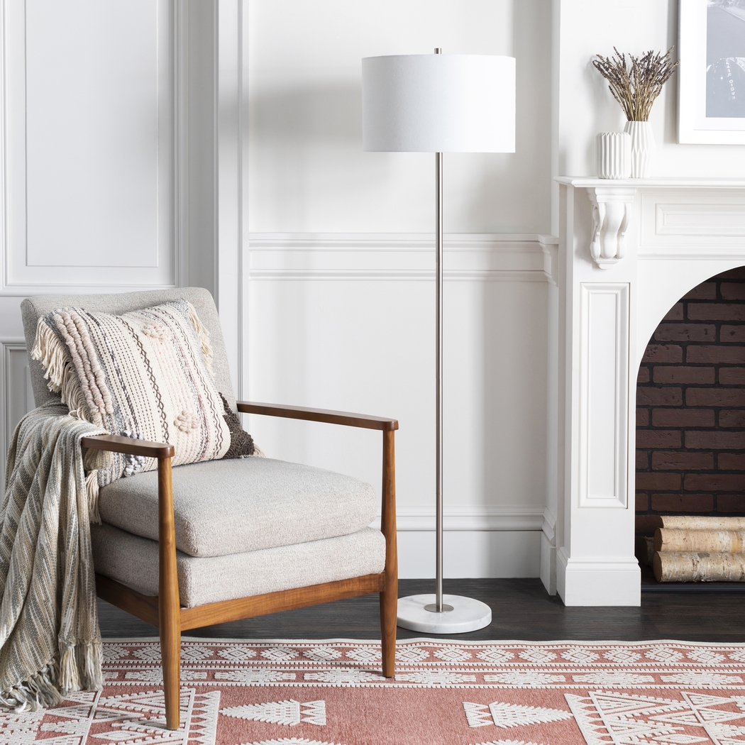 Albany Post Nickel Floor Lamp - Thumbnail - Image 6