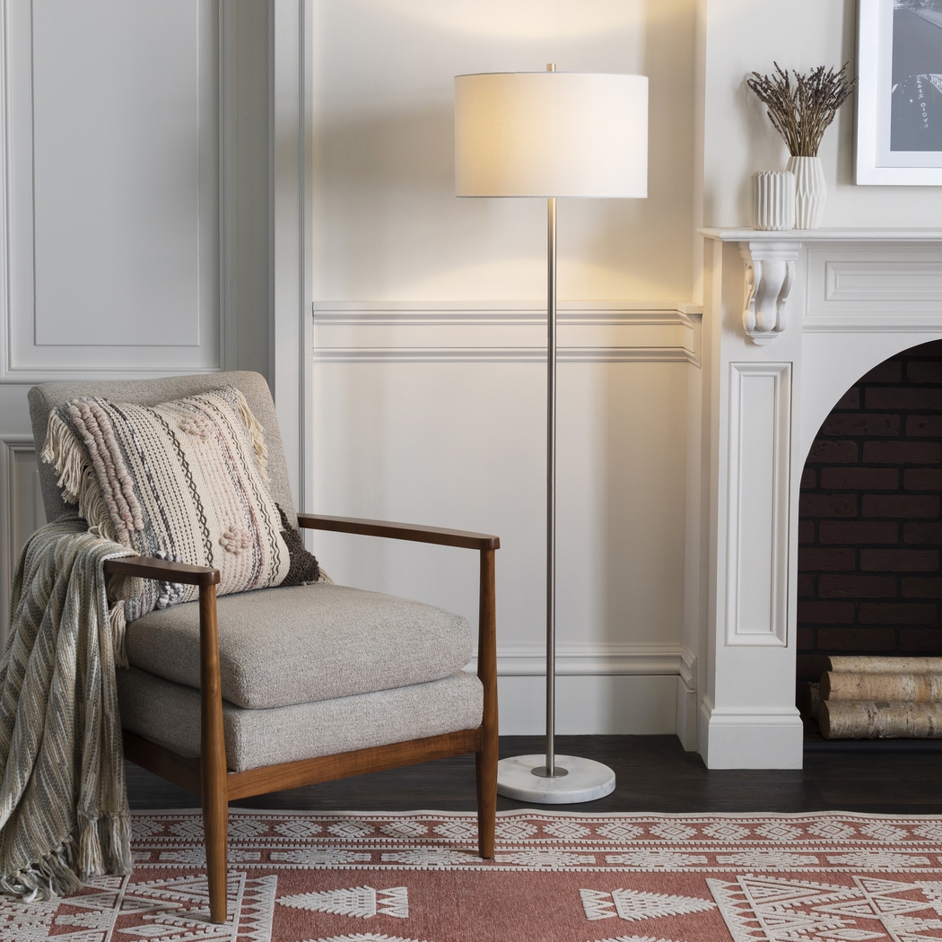 Albany Post Nickel Floor Lamp - Thumbnail - Image 7