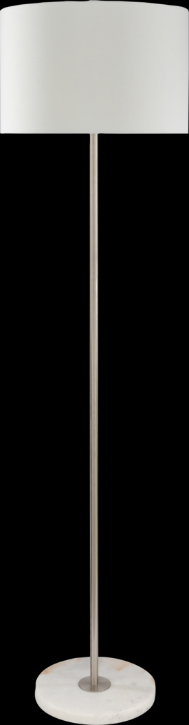 Albany Post Nickel Floor Lamp - Thumbnail - Image 1