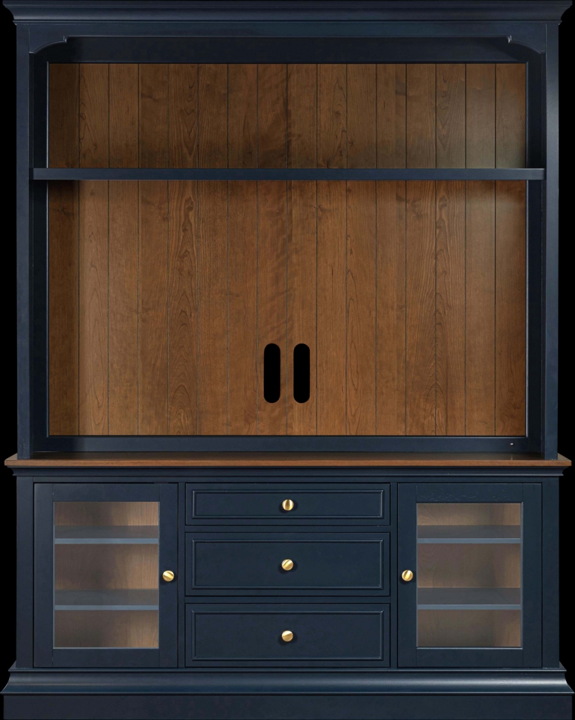 Albermarle Blue 2 Pc Wall Unit with 68.5 in. Console - Thumbnail - Image 1