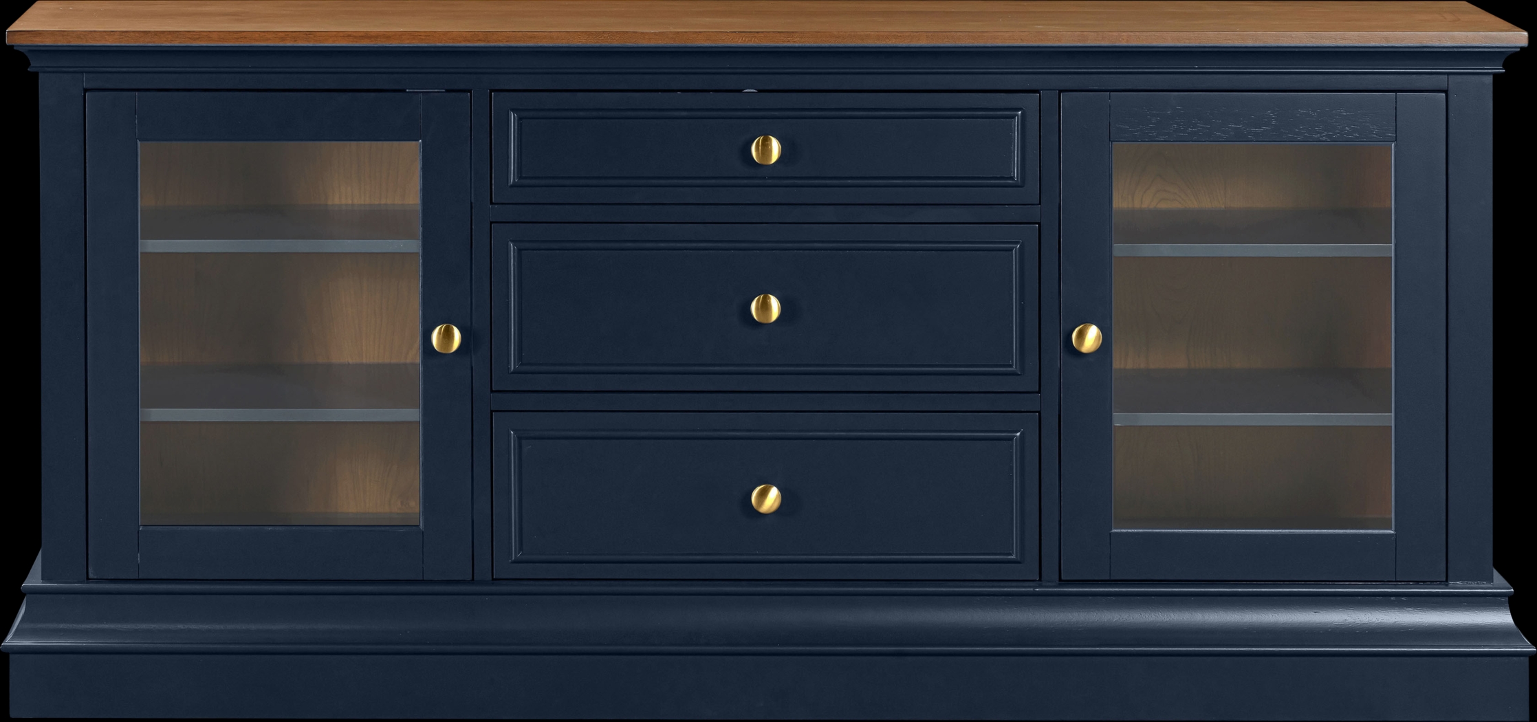 Albermarle Blue 68.5 in. Console - Thumbnail - Image 2