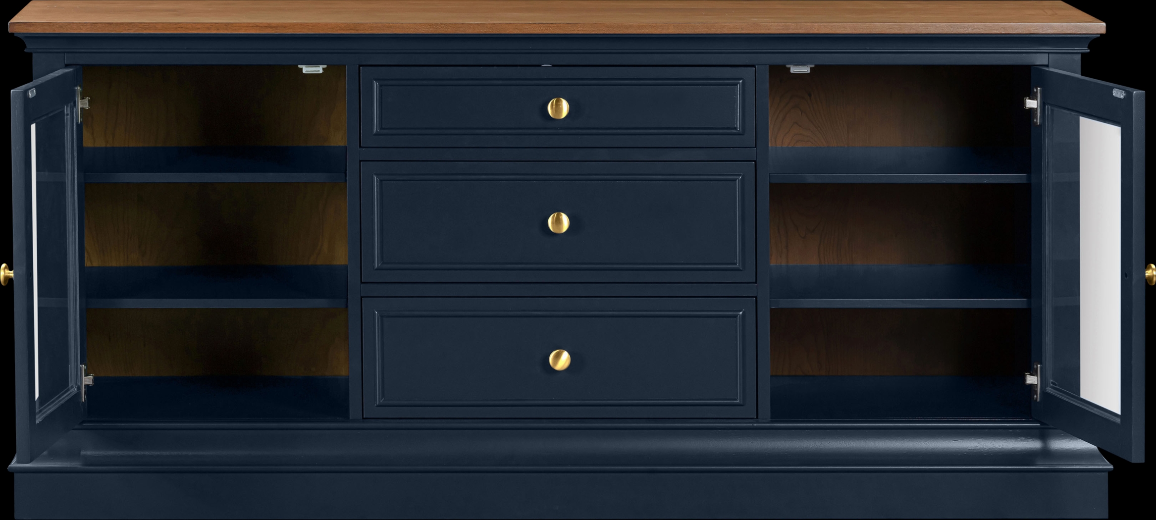 Albermarle Blue 68.5 in. Console - Thumbnail - Image 4