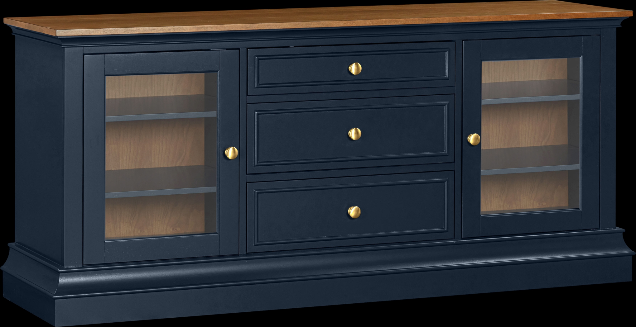Albermarle Blue 68.5 in. Console - Thumbnail - Image 1