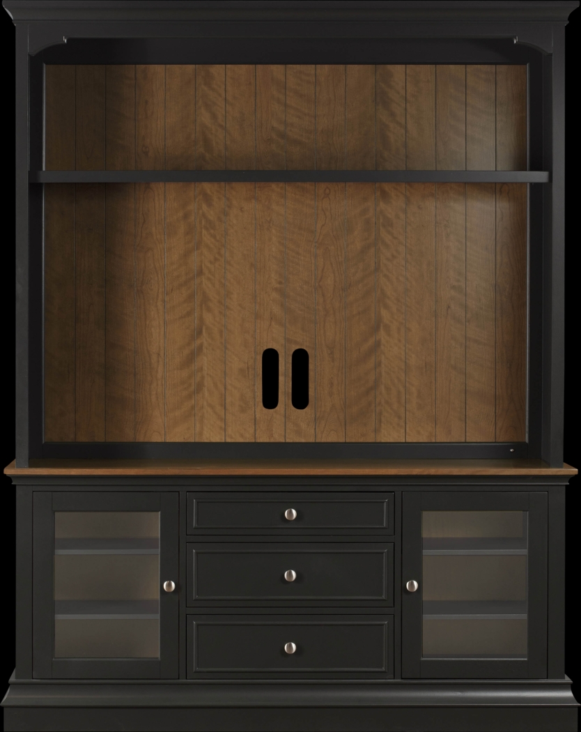 Albermarle Charcoal 2 Pc Wall Unit with 68.5 in. Console - Thumbnail - Image 3