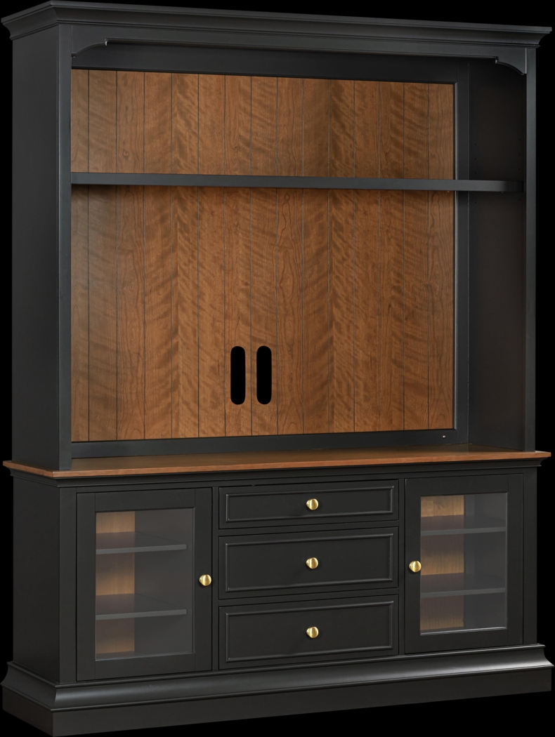 Albermarle Charcoal 2 Pc Wall Unit with 68.5 in. Console - Thumbnail - Image 4