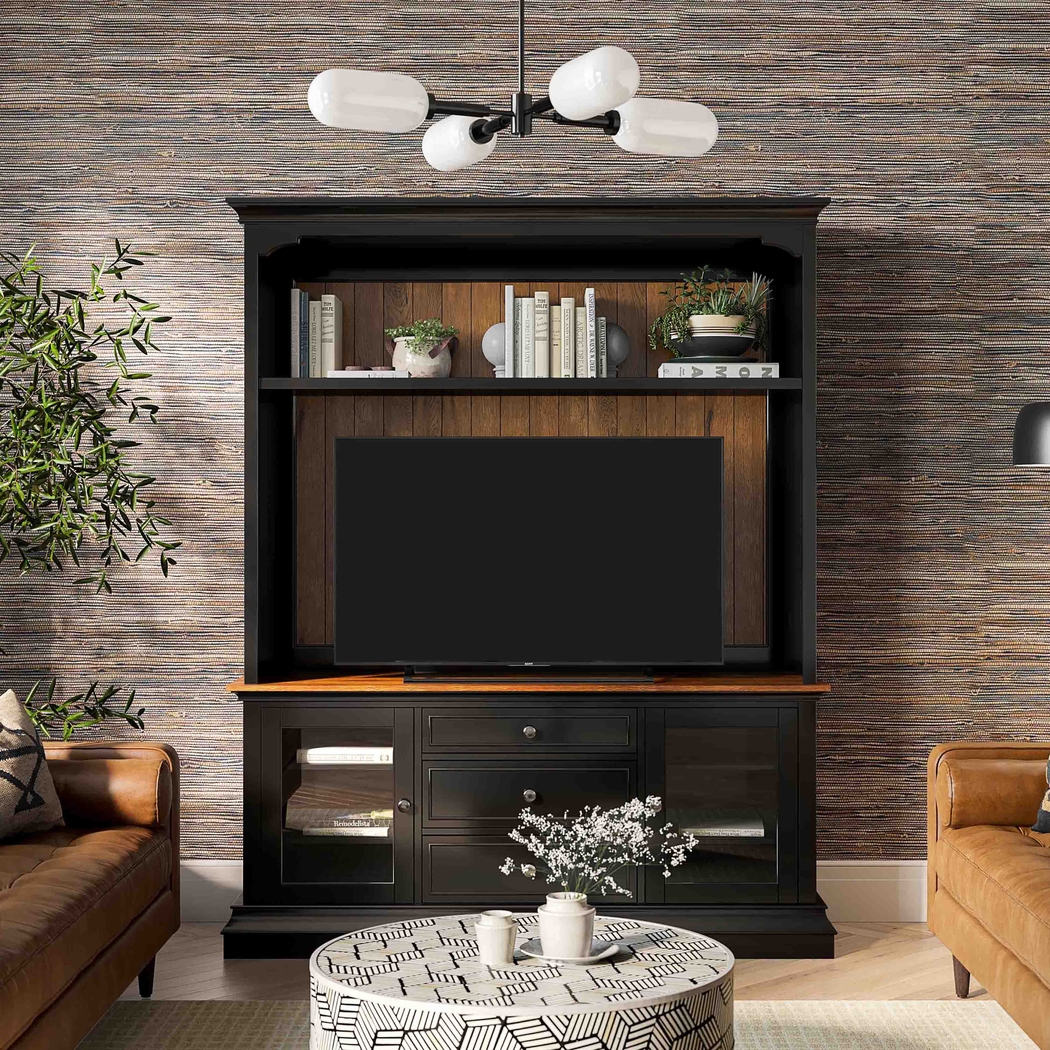 Albermarle Charcoal 2 Pc Wall Unit with 68.5 in. Console - Thumbnail - Image 10
