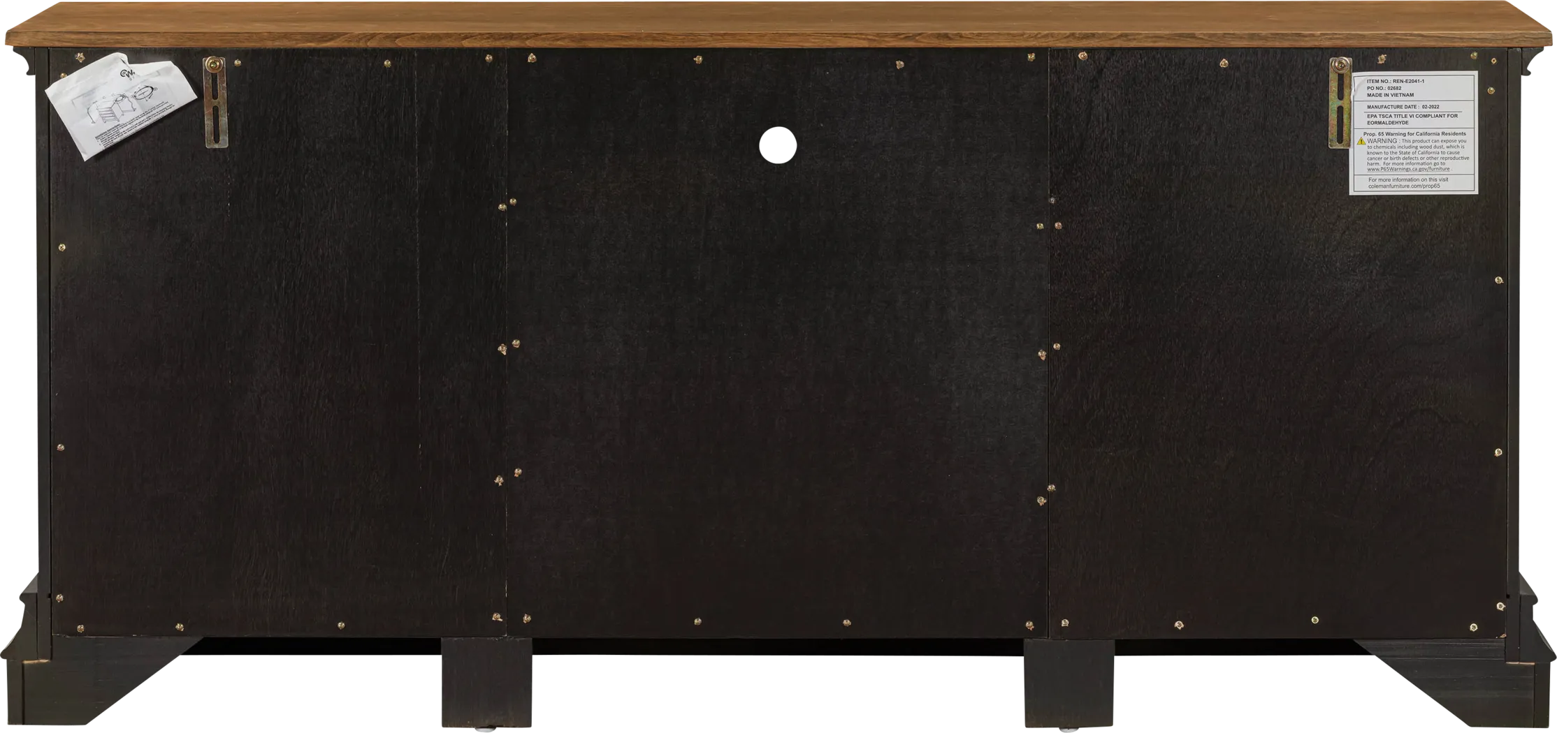 Albermarle Charcoal 68.5 in. Console - Thumbnail - Image 16