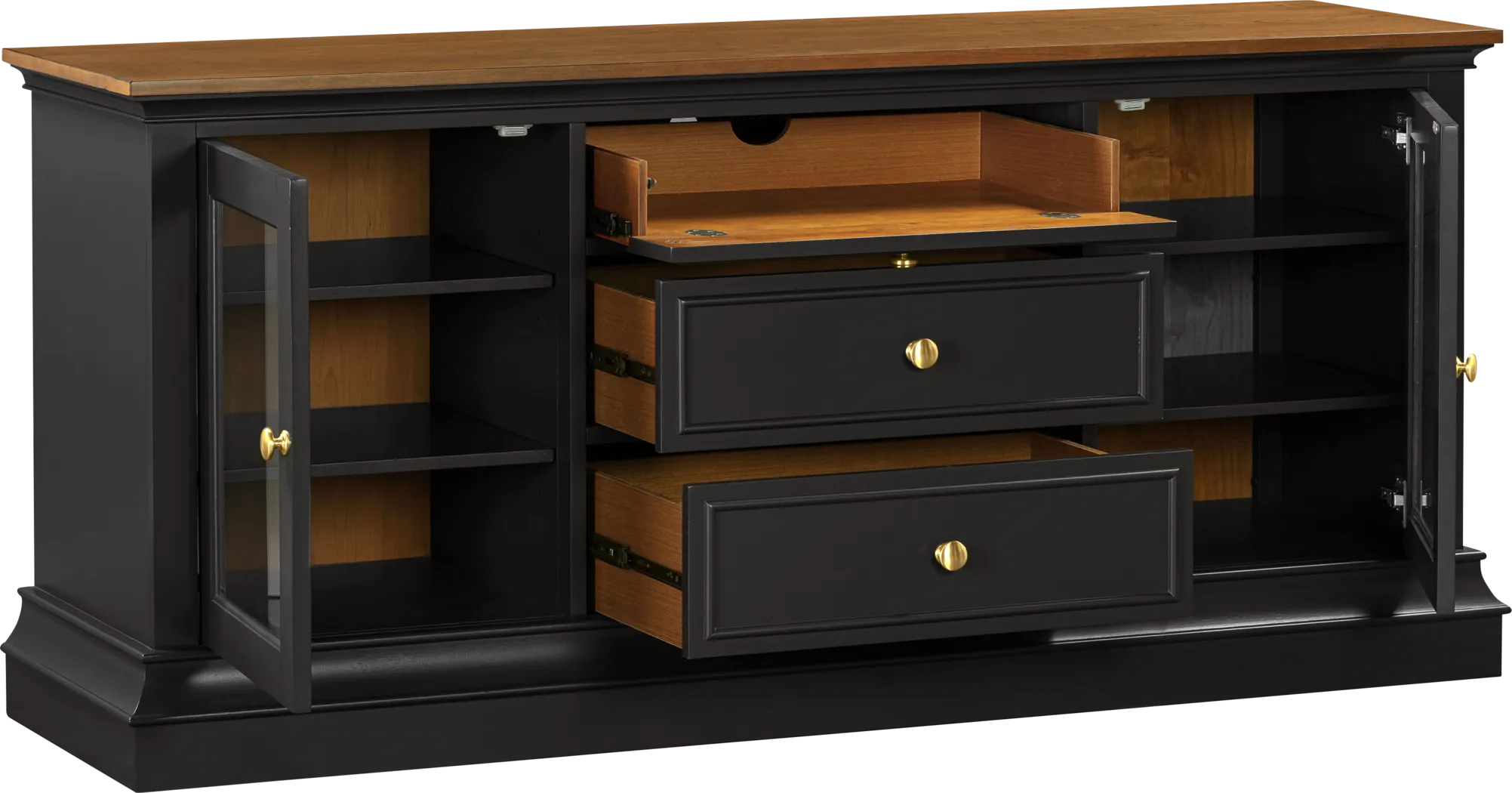 Albermarle Charcoal 68.5 in. Console - Thumbnail - Image 5