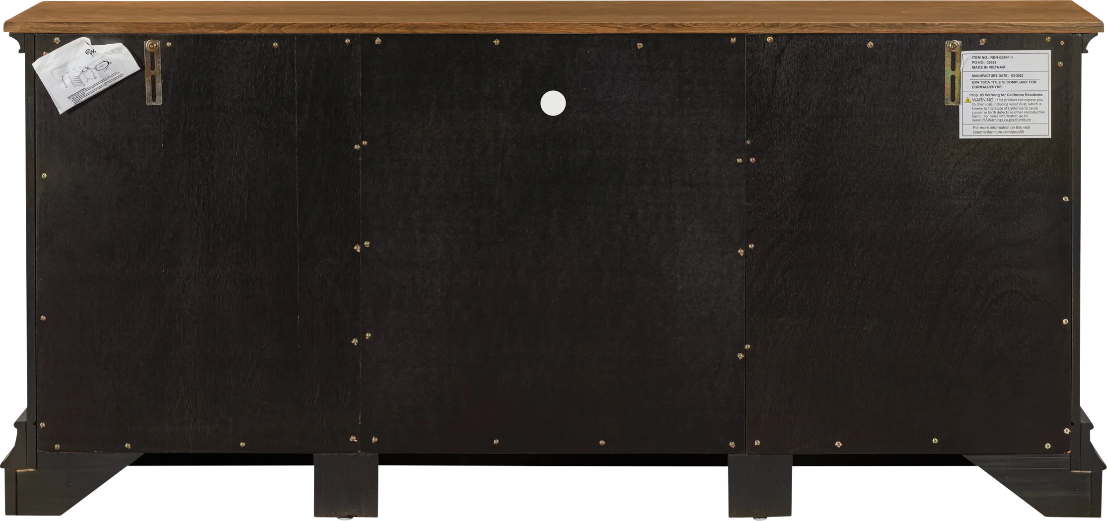 Albermarle Charcoal 68.5 in. Console - Thumbnail - Image 7