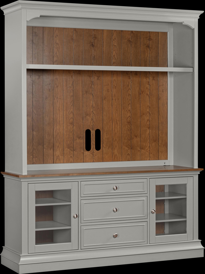 Albermarle Gray 2 Pc Wall Unit with 68.5 in. Console - Thumbnail - Image 14
