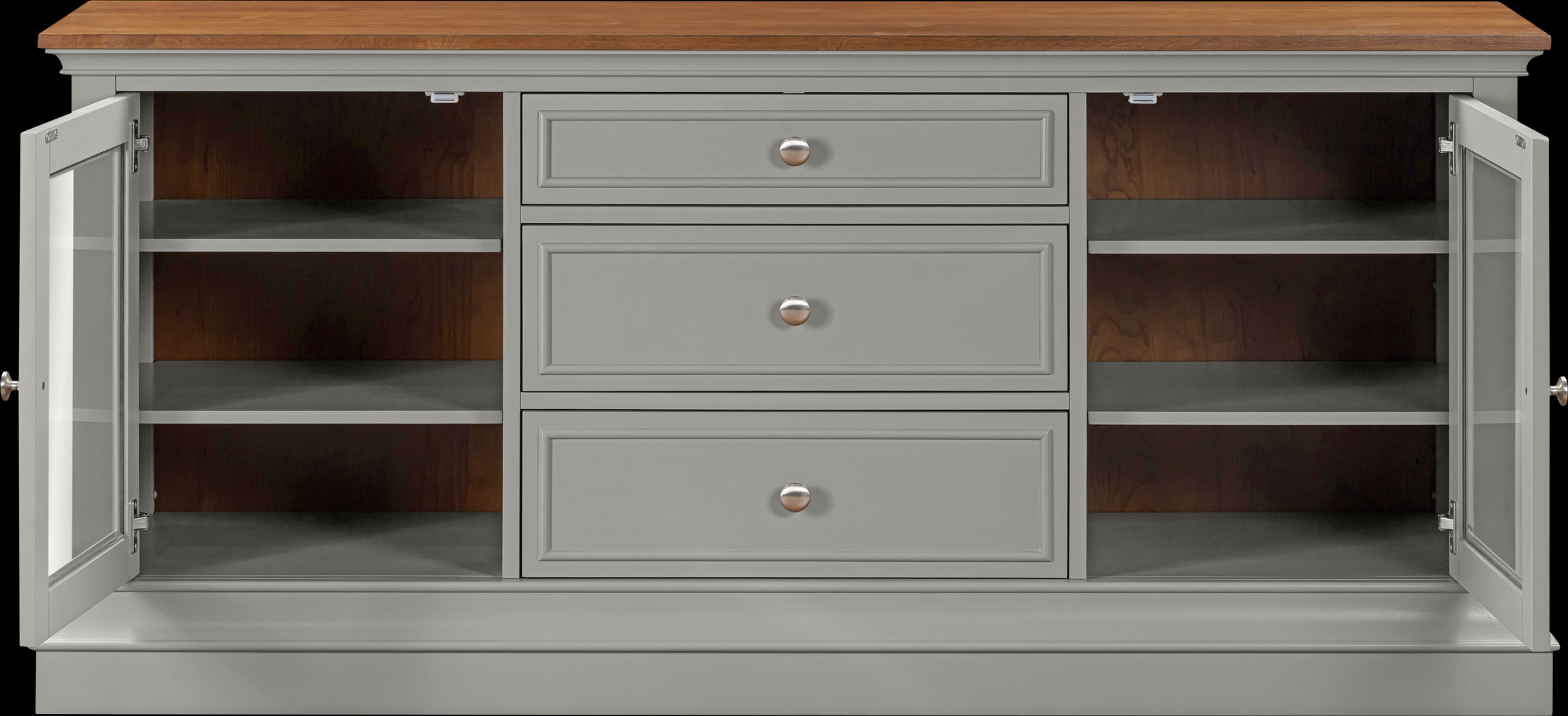 Albermarle Gray 68.5 in. Console - Thumbnail - Image 12