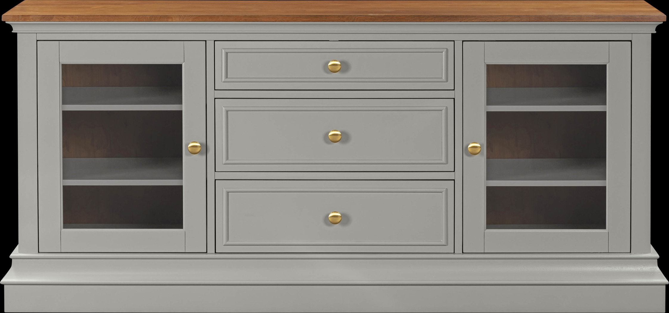 Albermarle Gray 68.5 in. Console - Thumbnail - Image 3