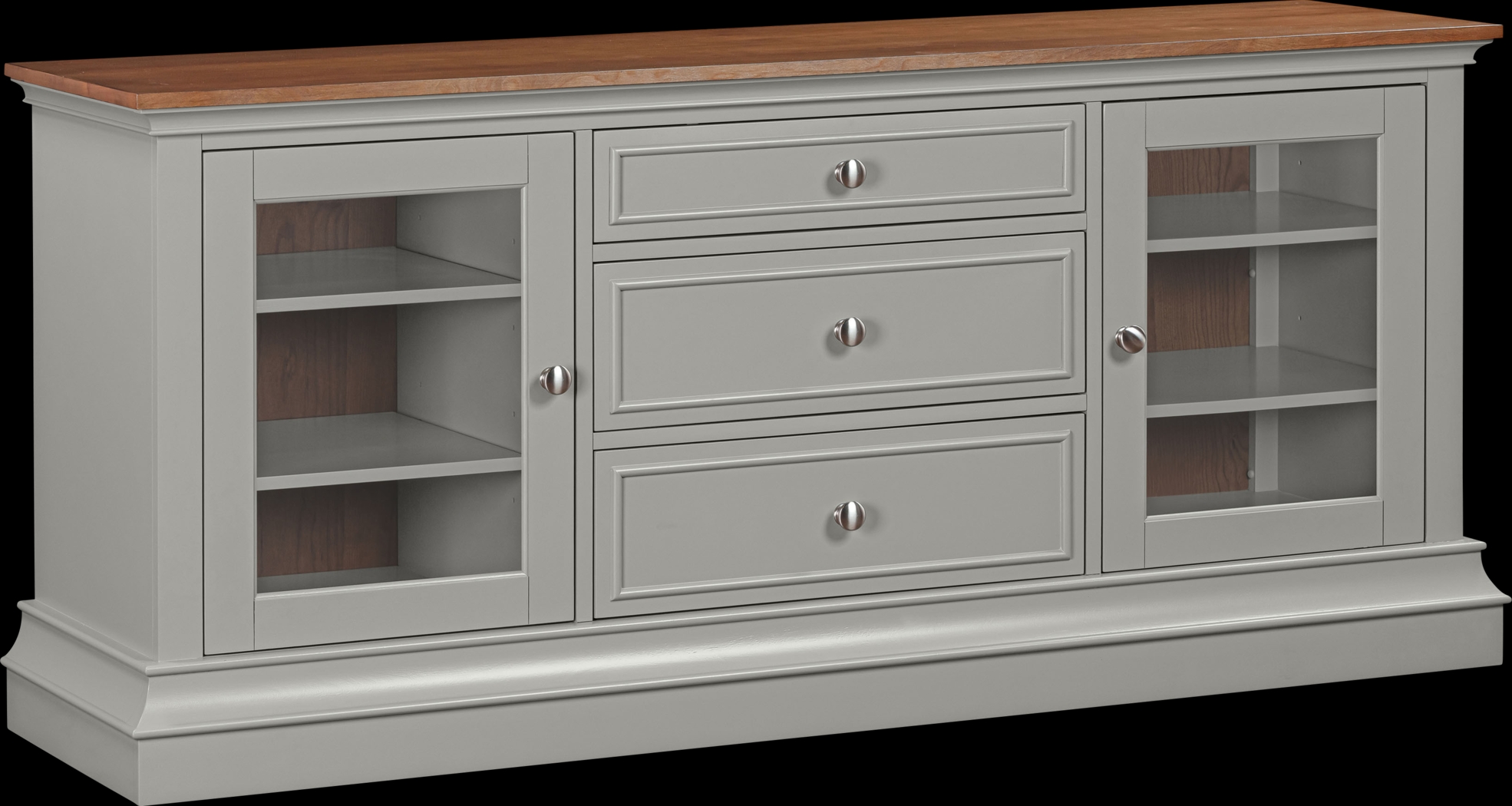 Albermarle Gray 68.5 in. Console - Thumbnail - Image 10