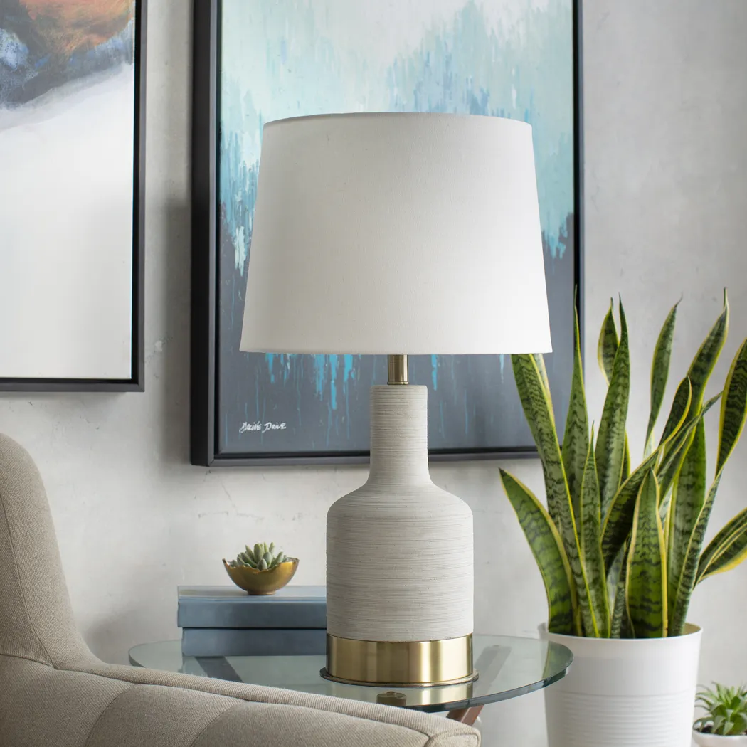Albie Drive Gray Lamp - Thumbnail - Image 5