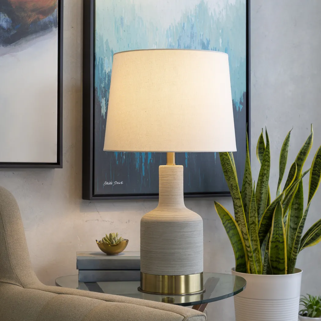 Albie Drive Gray Lamp - Thumbnail - Image 6