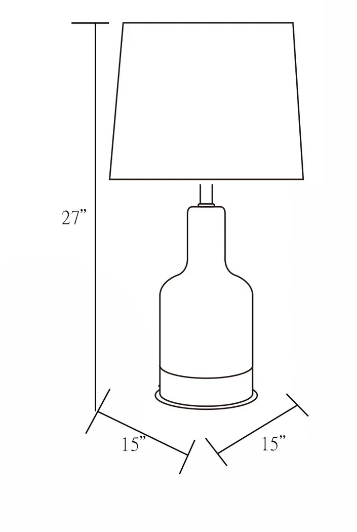 Albie Drive Gray Lamp - Thumbnail - Image 7