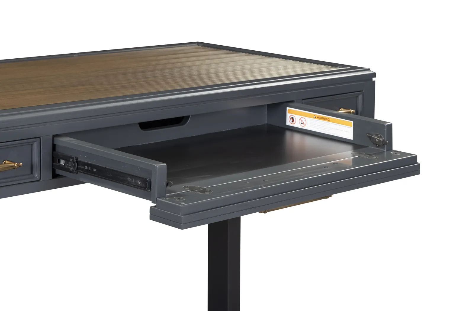 Albion Blue 2 Pc Adjustable Desk - Thumbnail - Image 2