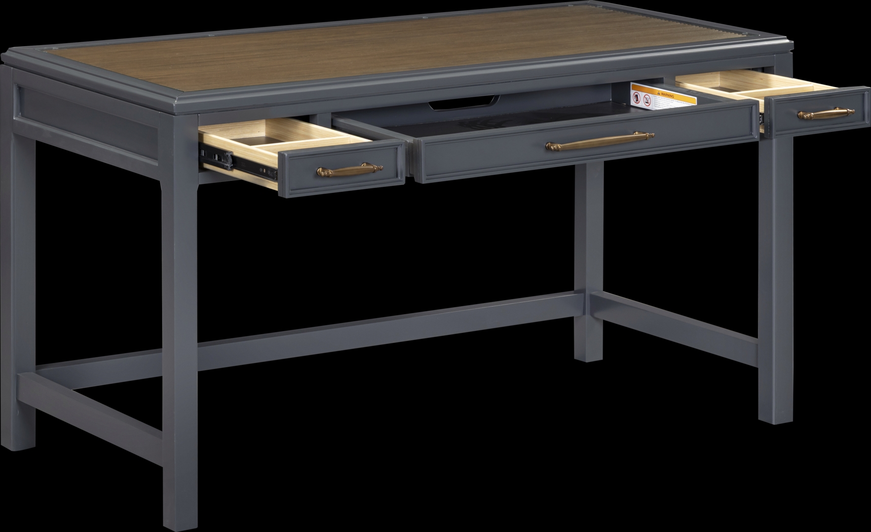 Albion Blue Writing Desk - Thumbnail - Image 3