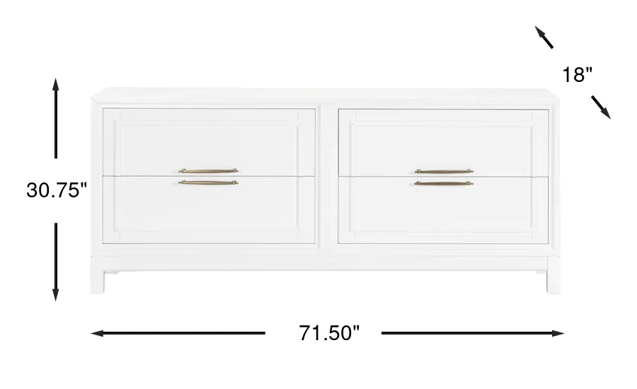 Dimension Image. Please refer to the Dimension Tab on this page for dimension details.