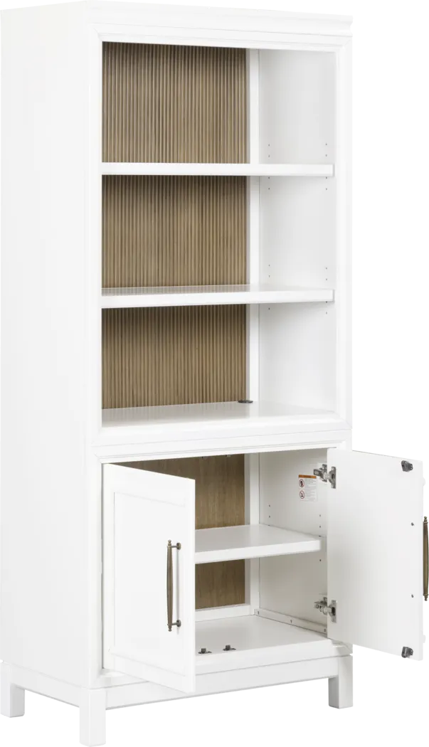 Albion White Bookcase - Thumbnail - Image 2