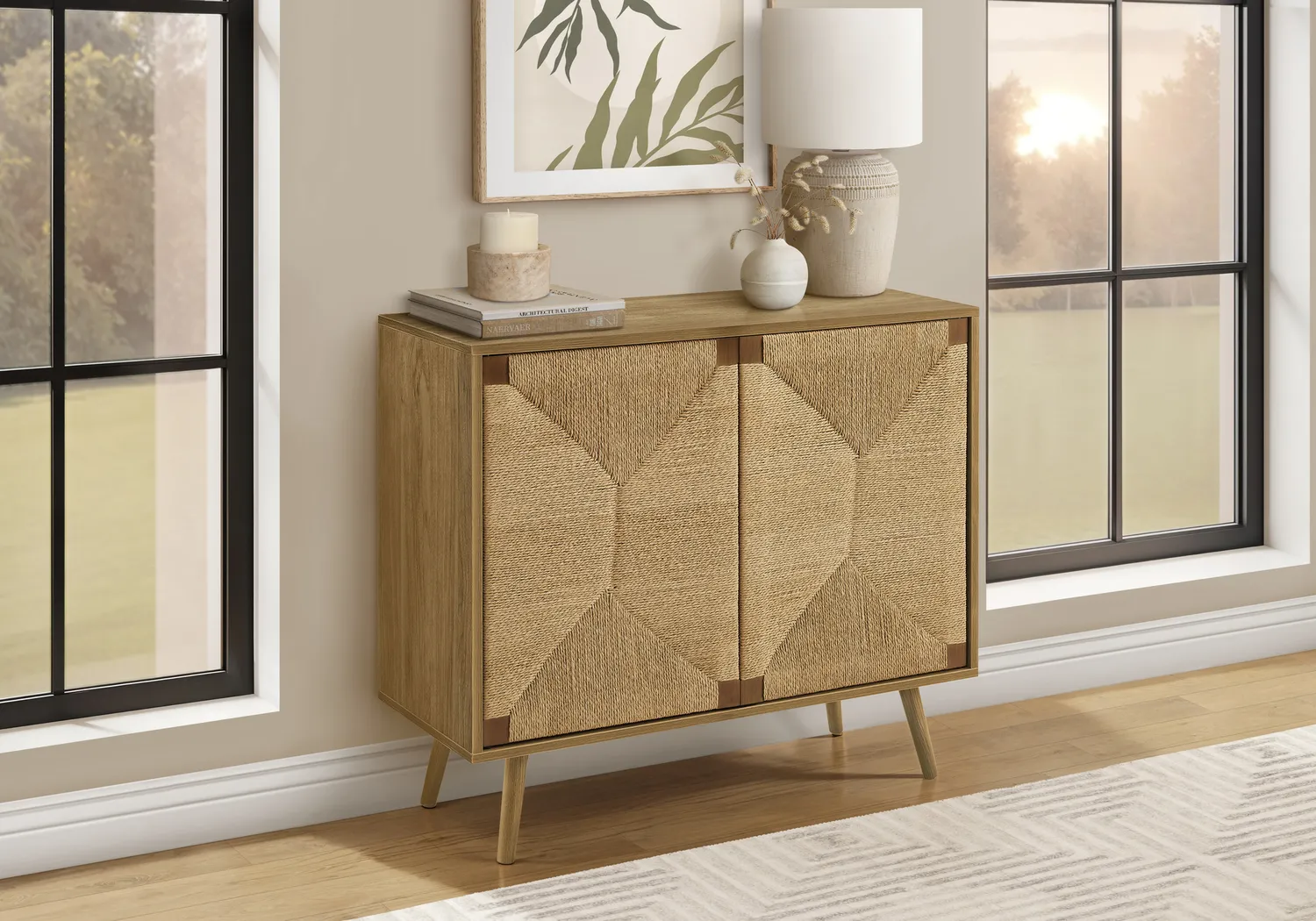 Alcala Brown Accent Cabinet - Thumbnail - Image 2