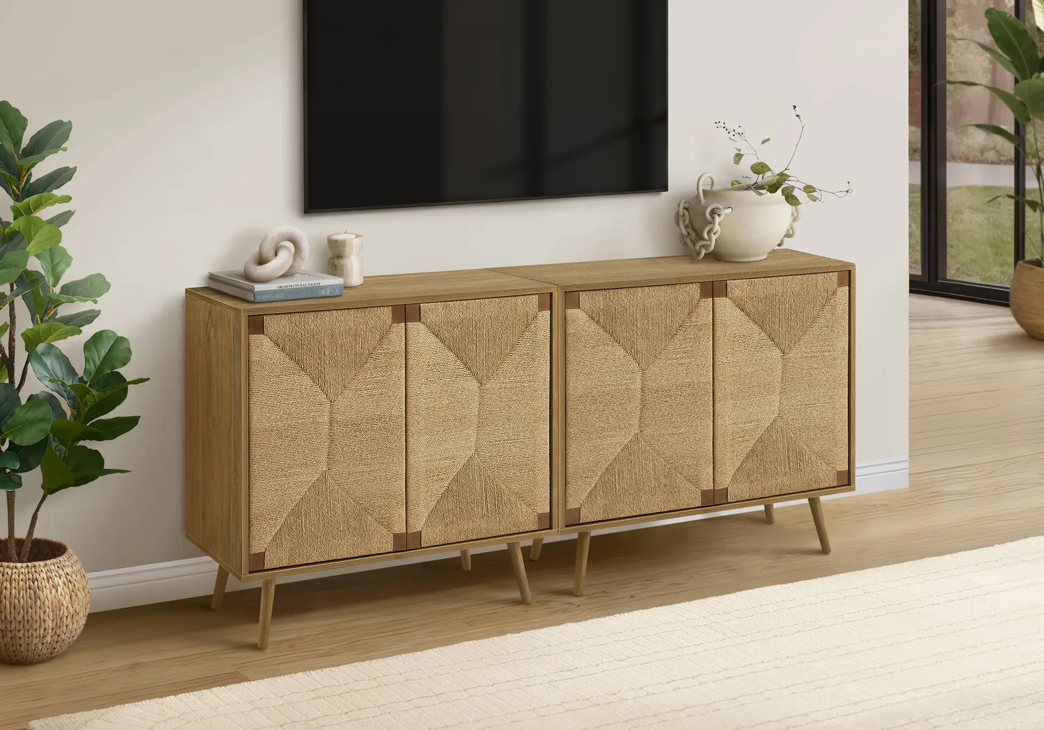 Alcala Brown Accent Cabinet - Thumbnail - Image 3