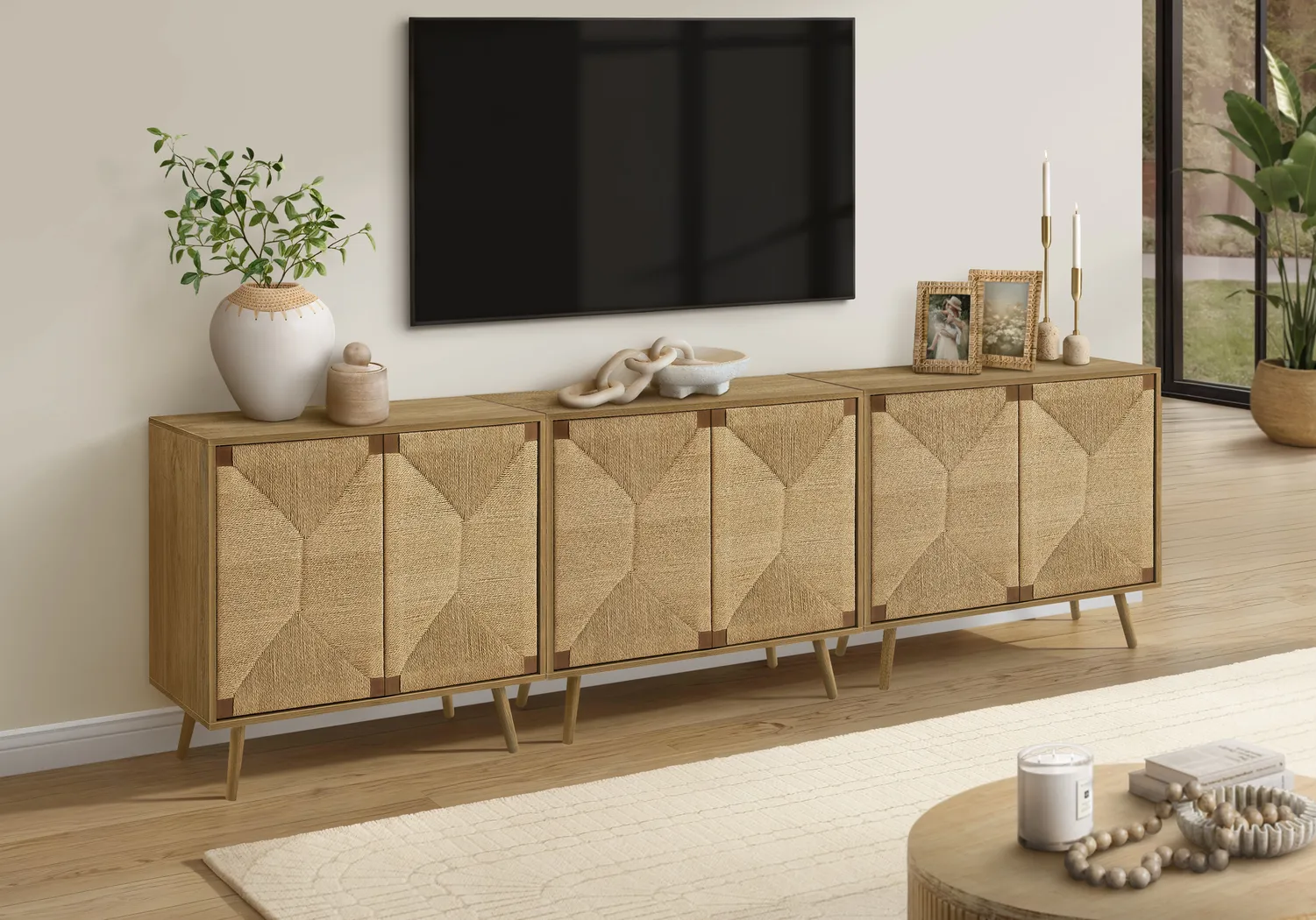 Alcala Brown Accent Cabinet - Thumbnail - Image 4