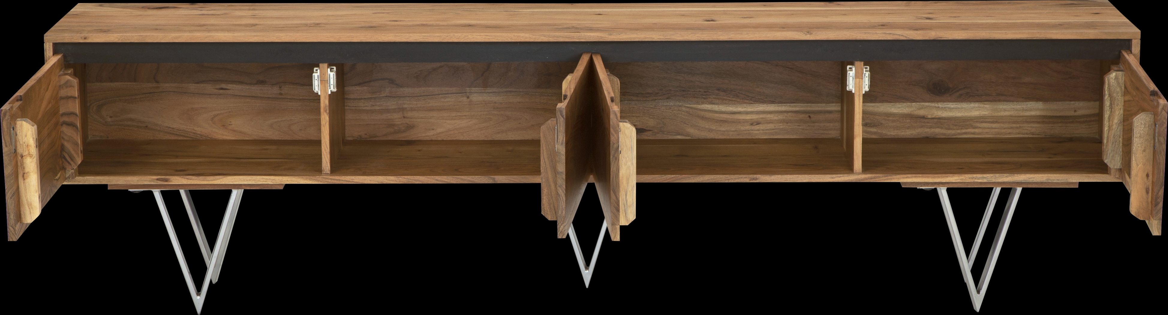 Alcante Brown 80 in. Tv Console - Thumbnail - Image 6