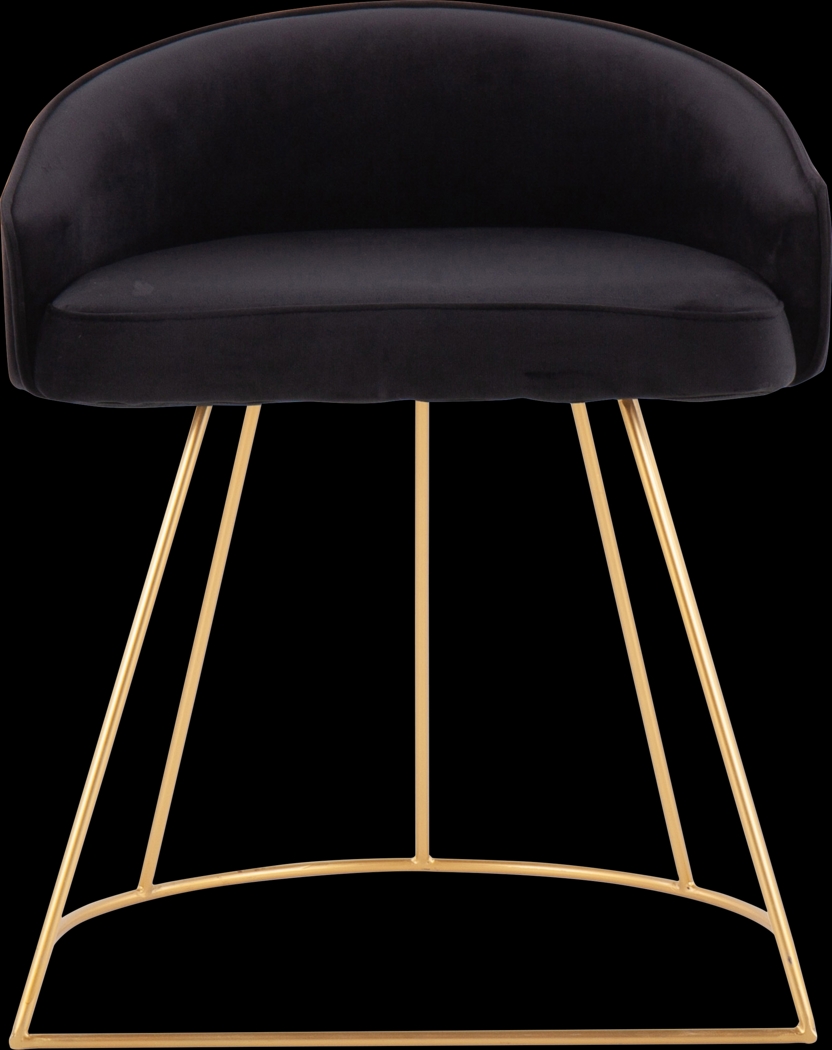 Alcanza Black Vanity Stool - Thumbnail - Image 5