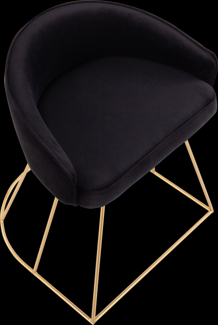 Alcanza Black Vanity Stool - Thumbnail - Image 6