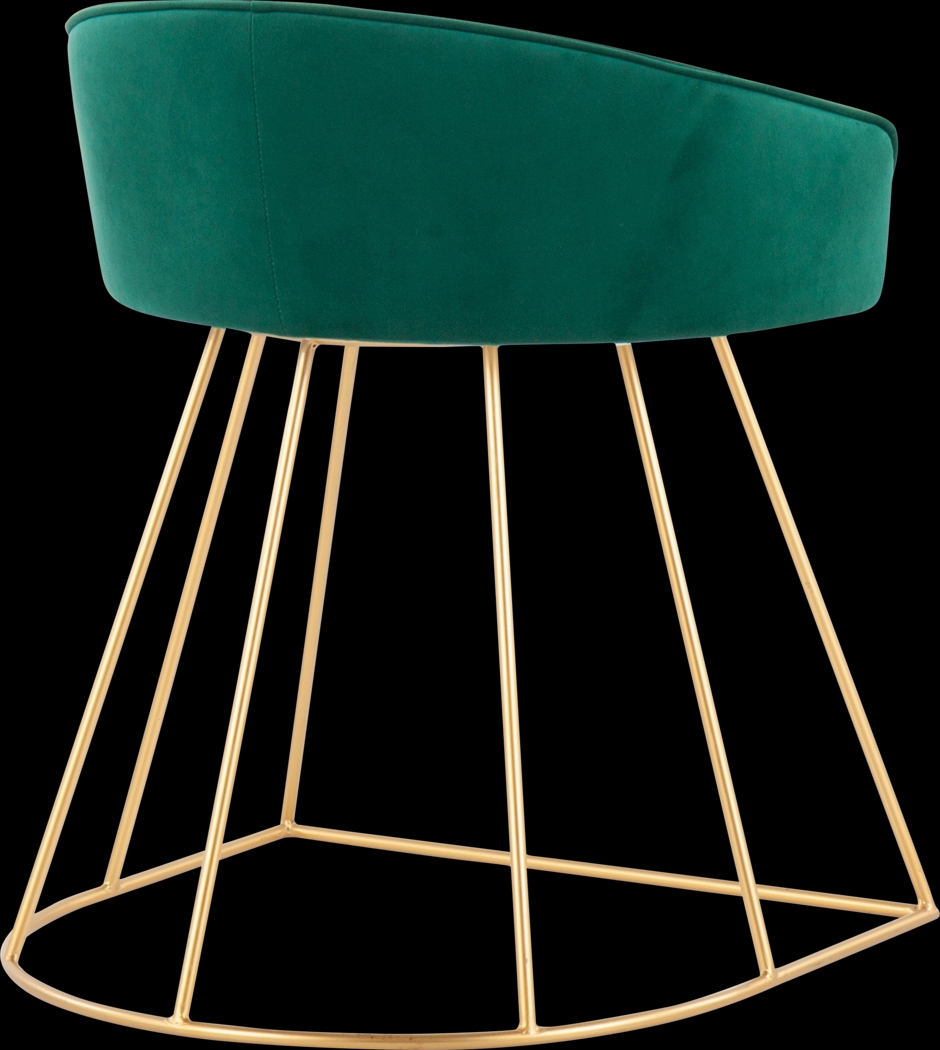 Alcanza Green Vanity Stool - Thumbnail - Image 3