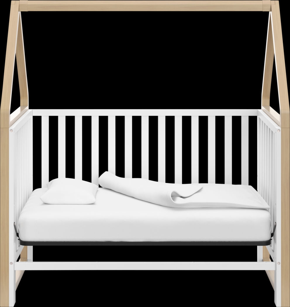 Alcie White Convertible Crib - Thumbnail - Image 4