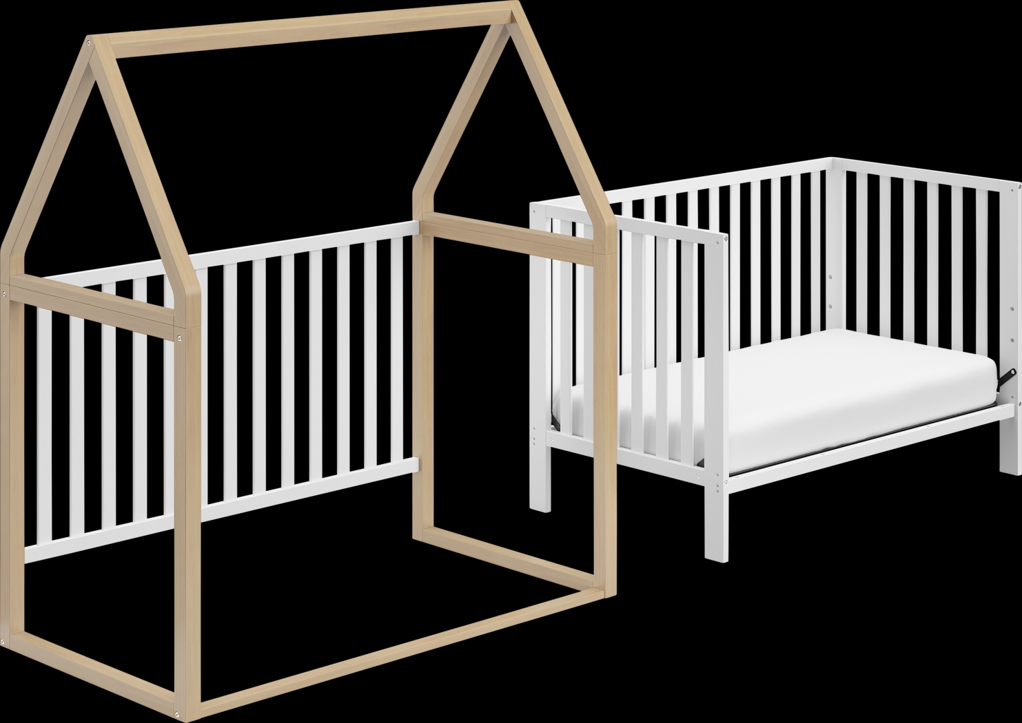 Alcie White Convertible Crib - Thumbnail - Image 8