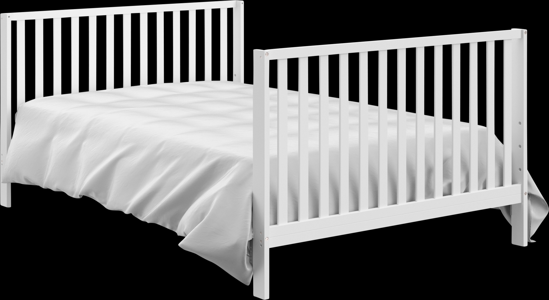 Alcie White Convertible Crib - Thumbnail - Image 9