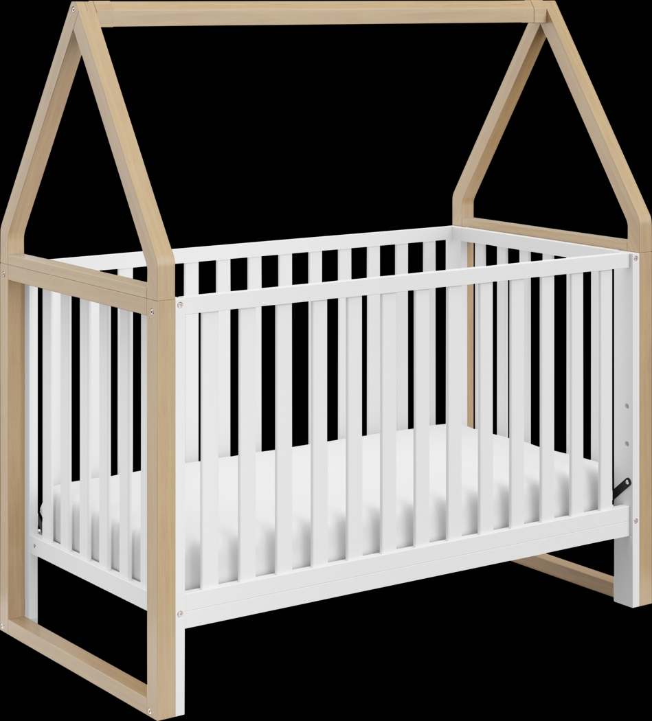 Alcie White Convertible Crib - Thumbnail - Image 1