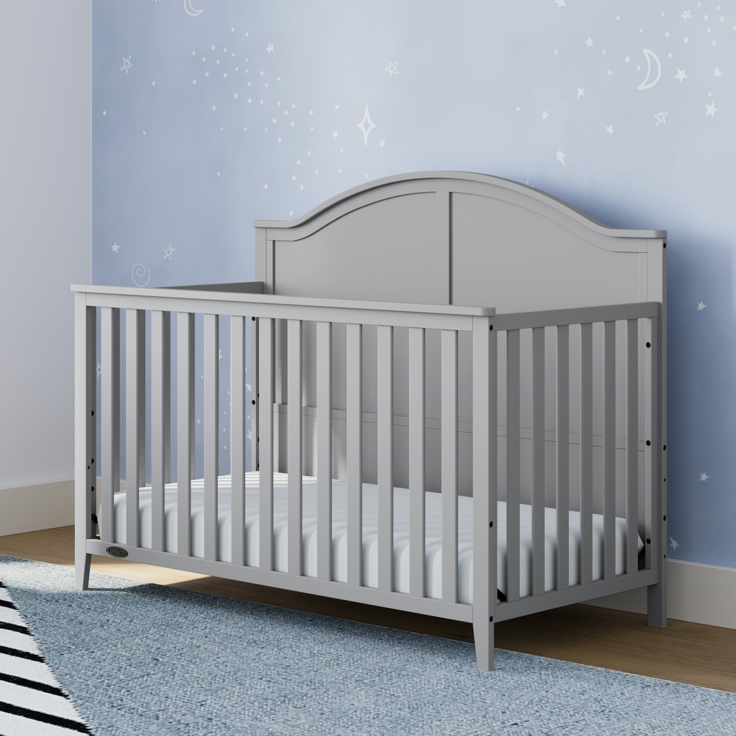 Alcindor Gray Convertible Crib - Thumbnail - Image 2