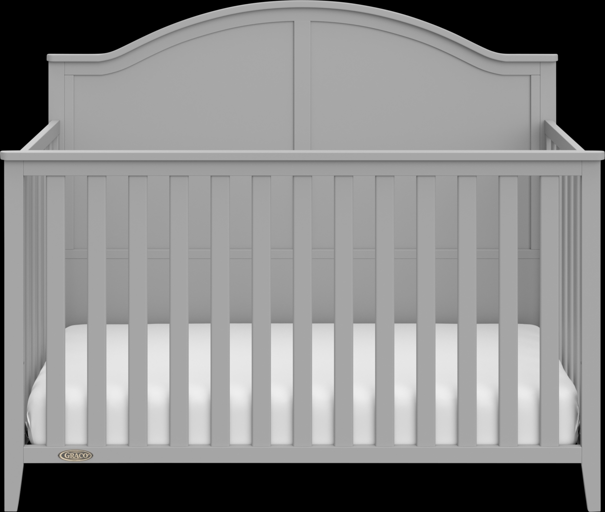 Alcindor Gray Convertible Crib - Thumbnail - Image 3