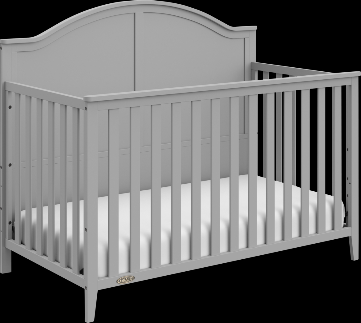 Alcindor Gray Convertible Crib - Thumbnail - Image 1