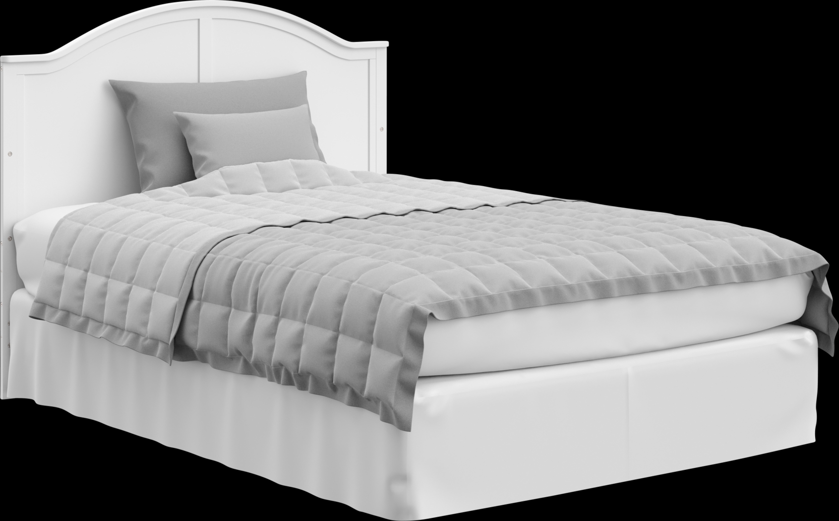 Alcindor White Convertible Crib - Thumbnail - Image 8