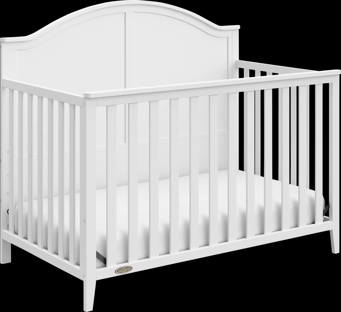 Alcindor White Convertible Crib - Thumbnail - Image 1