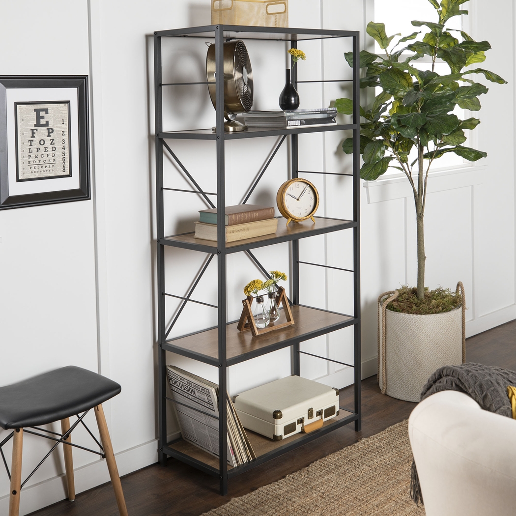 Alcott Brown Bookcase - Thumbnail - Image 3