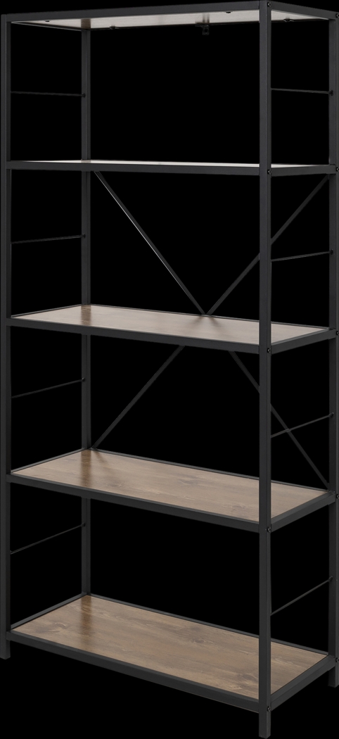 Alcott Brown Bookcase - Thumbnail - Image 6