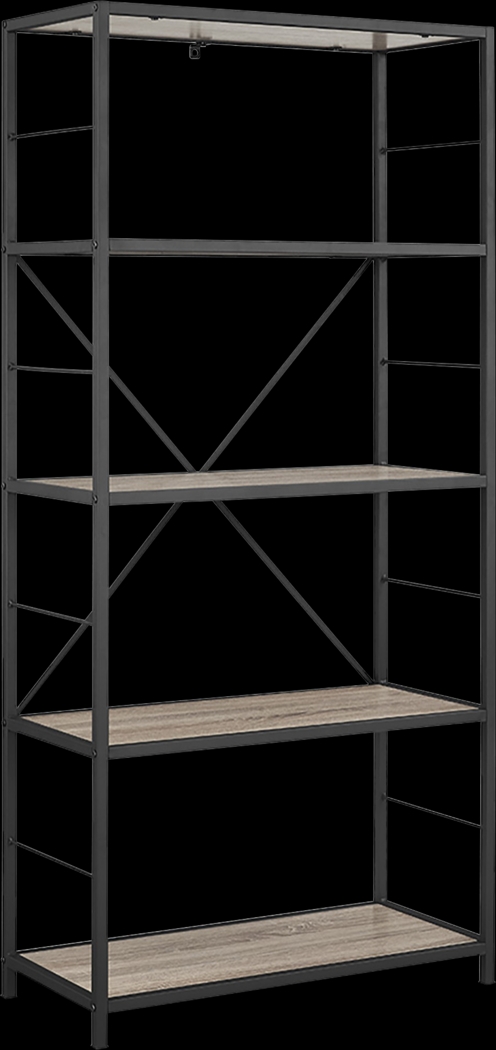 Alcott Gray Bookcase - Thumbnail - Image 2