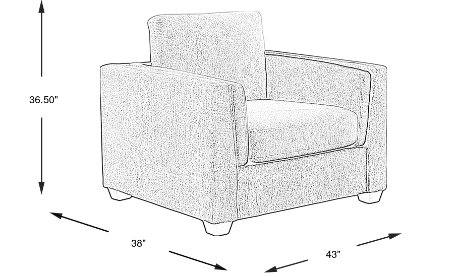 Dimension Image. Please refer to the Dimension Tab on this page for dimension details.