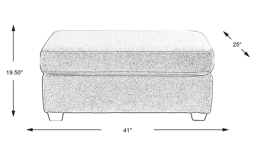 Dimension Image. Please refer to the Dimension Tab on this page for dimension details.