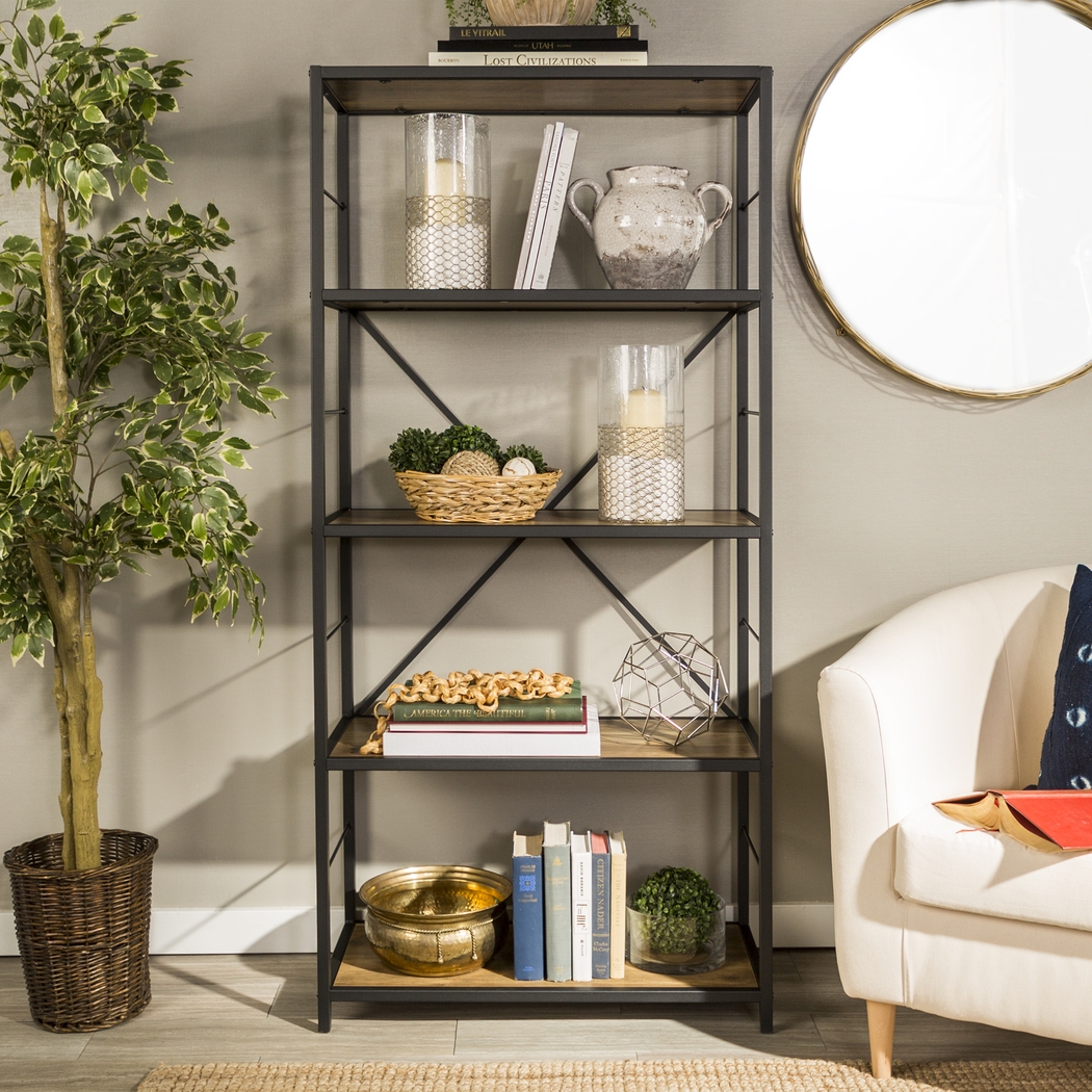 Alcott Oak Bookcase - Thumbnail - Image 2